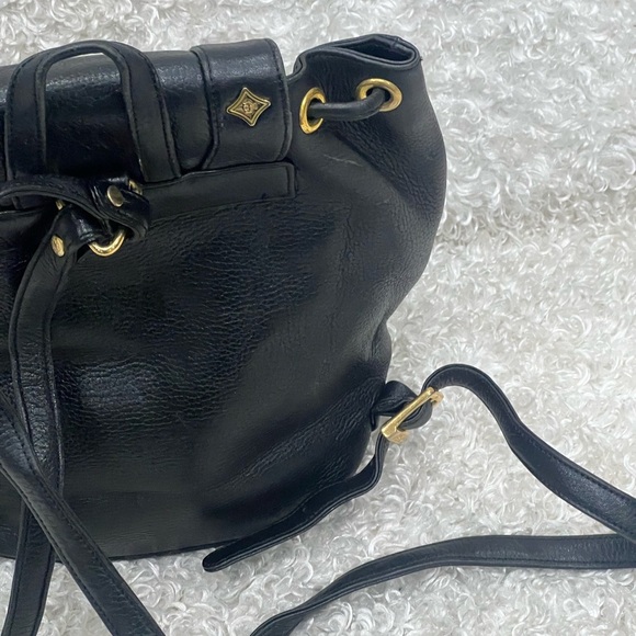 MCM LEATHER DRAWSTRING BACK PACK BAG main image 12